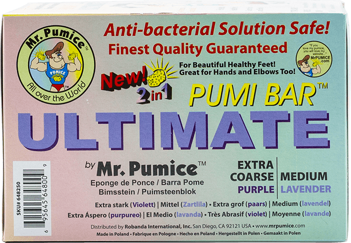 Mr. Pumice Pumi Bar - For hands, feet, & elbows